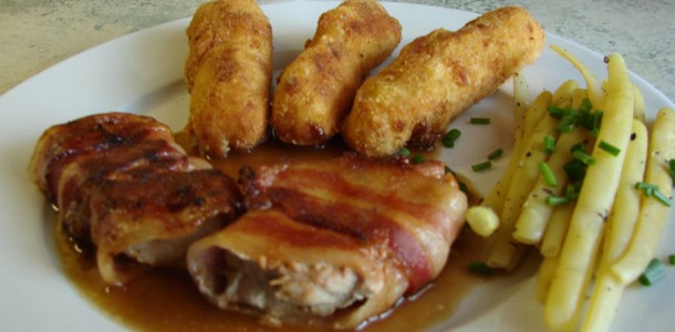 Baconschweinfilet mit Madeira Sauce - köstliches Schweinefilet Rezept