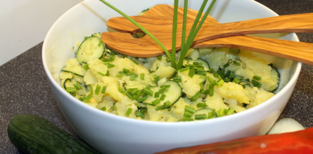 Kartoffel - Gurkensalat - leckere Beilage zu vielen Gerichten