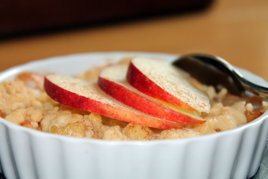 Apfel Crumble
