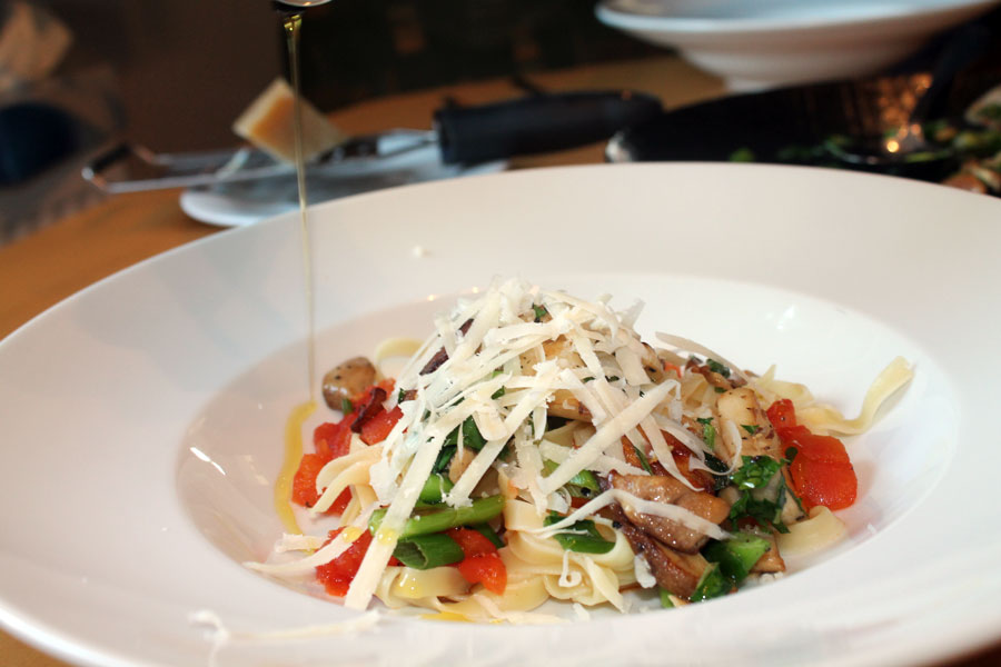 Bandnudeln mit Steinpilzen