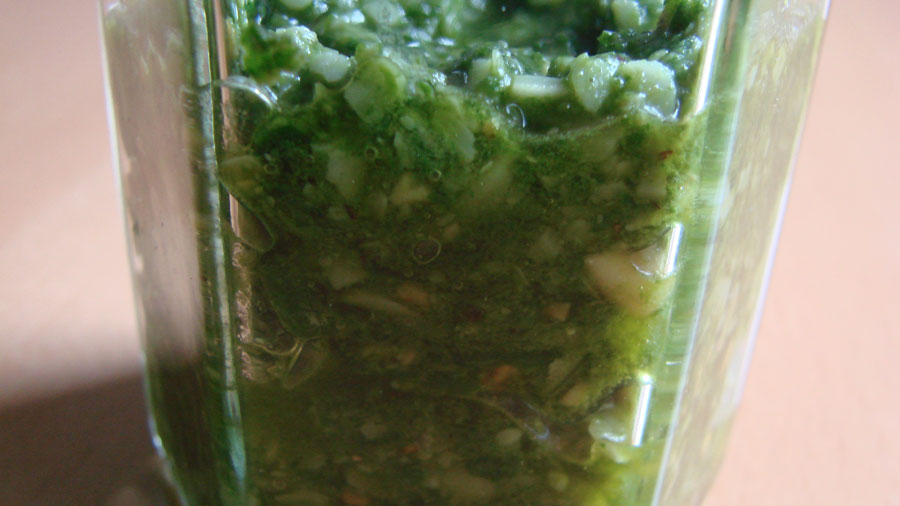 Basilikum Parmesan Pesto