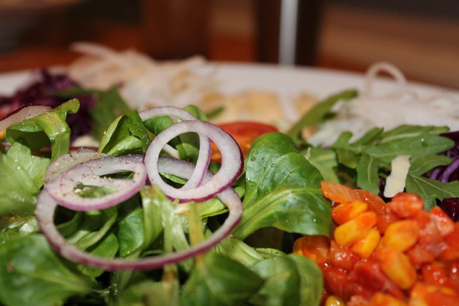 Bunter Salatteller - ein toller Salat im Winter