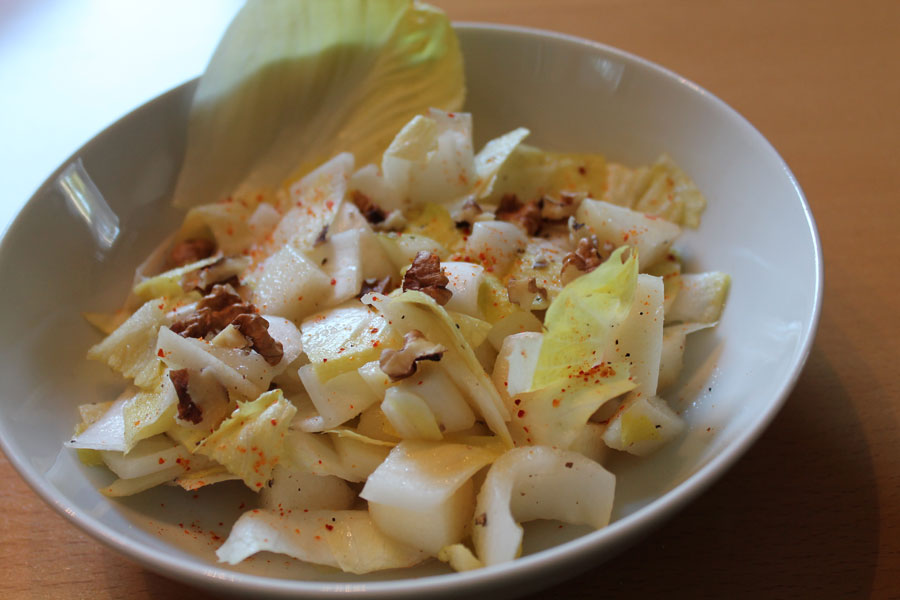 Chicoree Salat mit Birnen