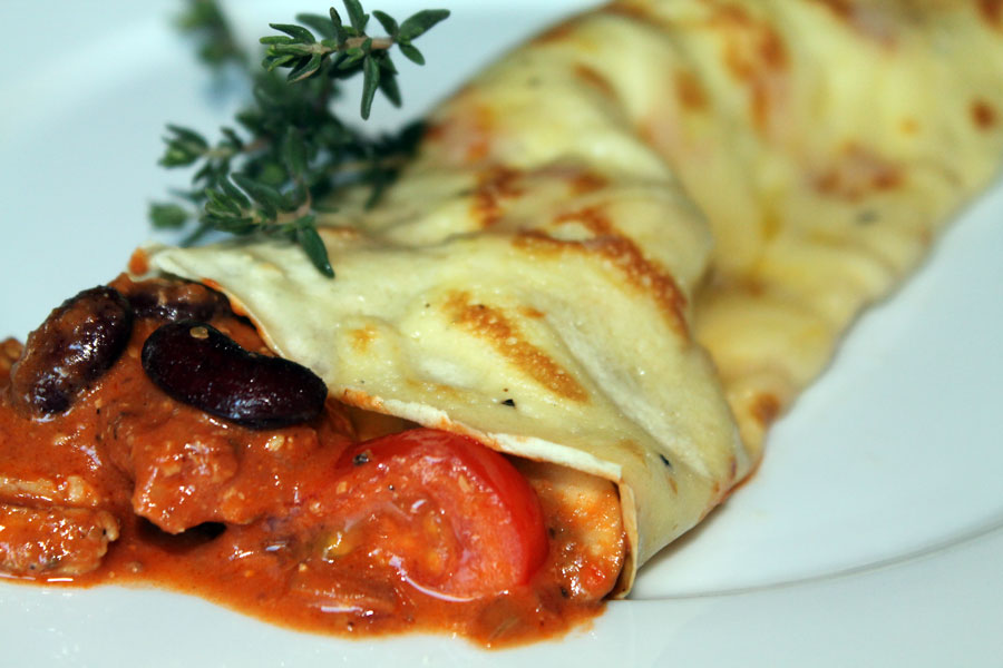 Crêpes nach mexikanischer Art