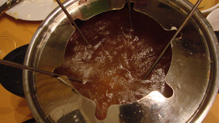 Fleischfondue - immer ein Genuss