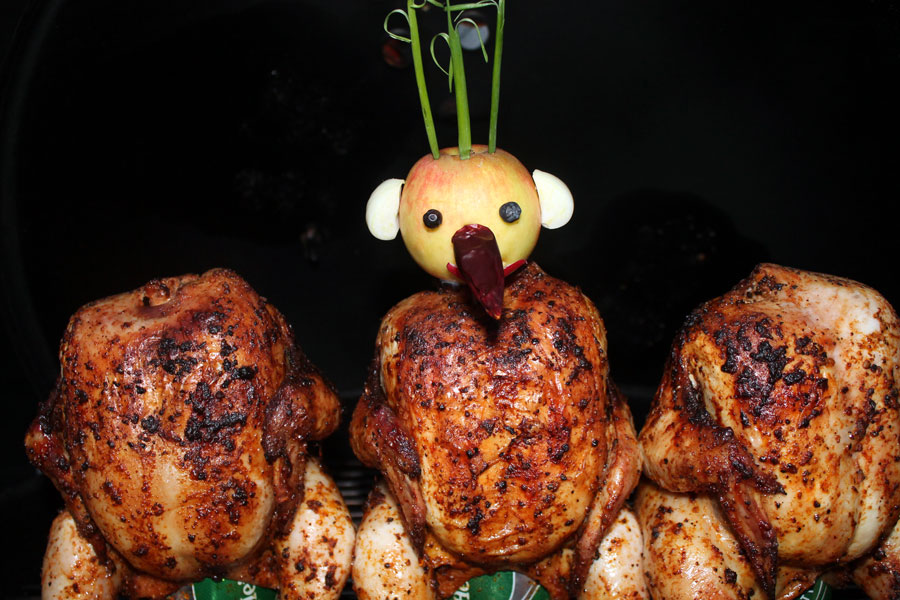 Grillhähnchen aus dem Kugelgrill