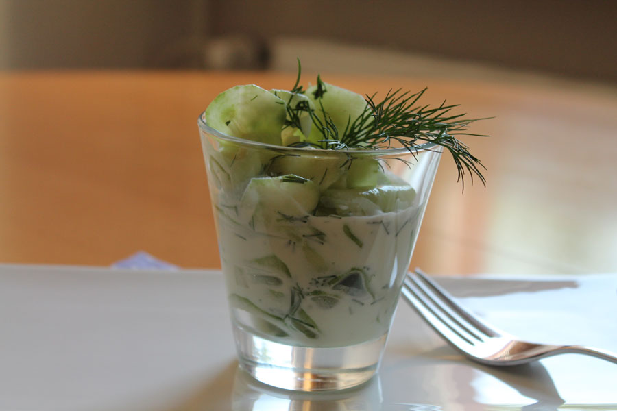 Gurkensalat - schnell, einfach und lecker