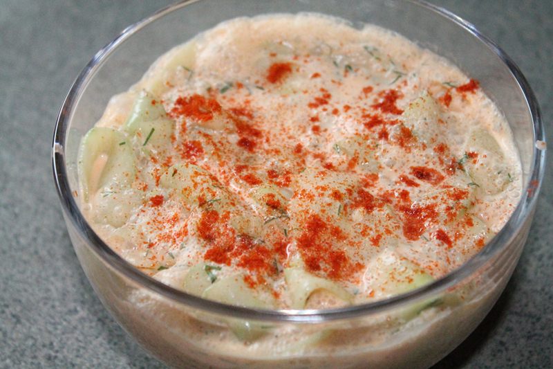 Gurkensalat - ungarischer Art