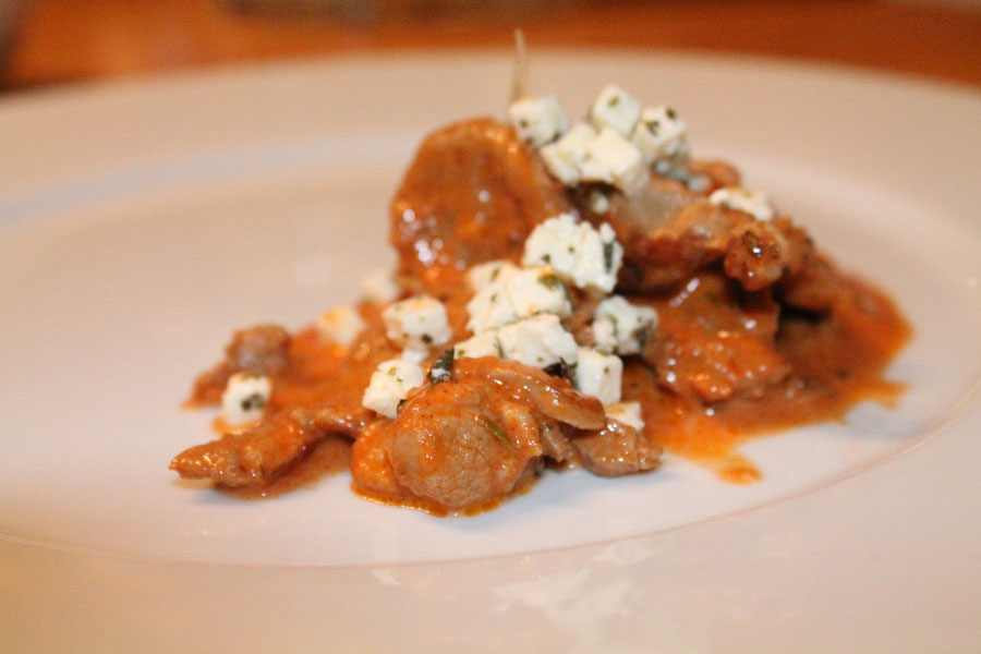 Gyros mit Metaxa Sauce