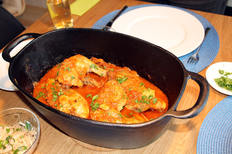 Hähnchen aus dem Ofen