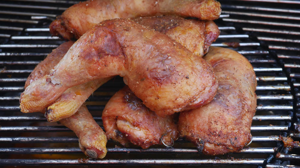 Hähnchenkeulen gegrillt