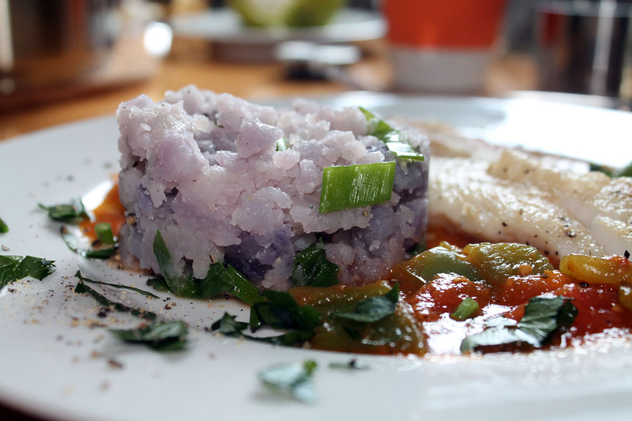 Kartoffel Blauer Schwede - eine etwas andere Salzkartoffel