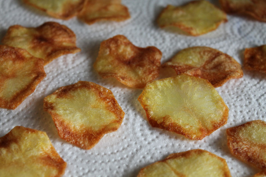 Kartoffelchips selbst gemacht - mein Rezept