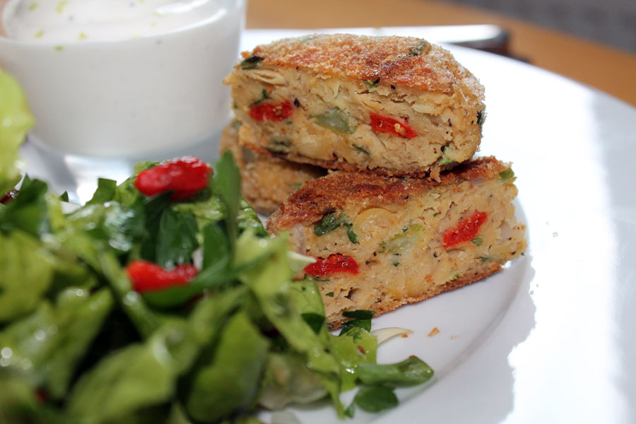 Kichererbsen Frikadellen mit Gojibeeren