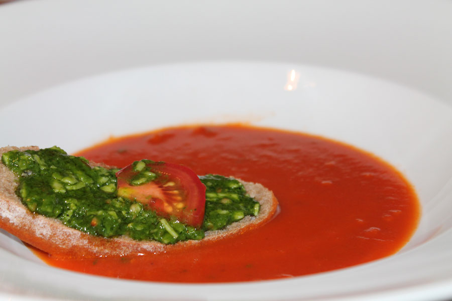 Knoblauch - Tomatensuppe