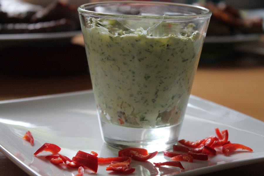 Kräuterbutter mit Chili