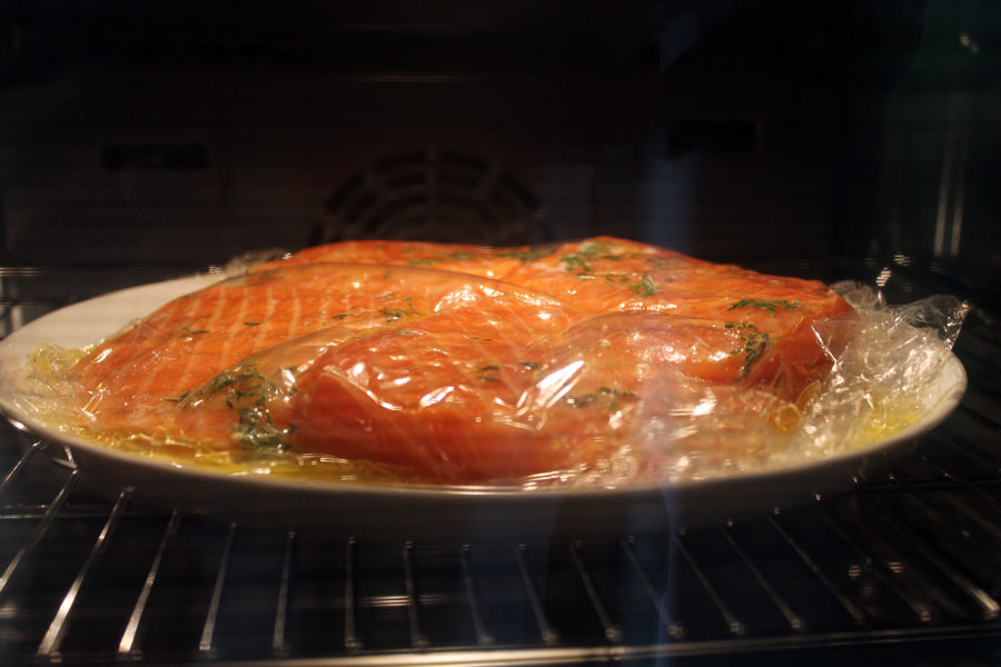 Lachs - aus dem Backofen