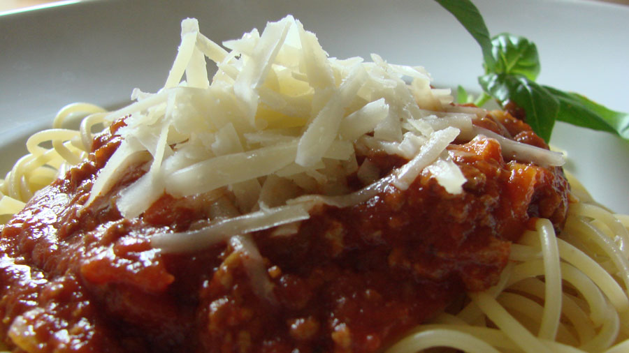 Pasta mit Bolognese Sauce