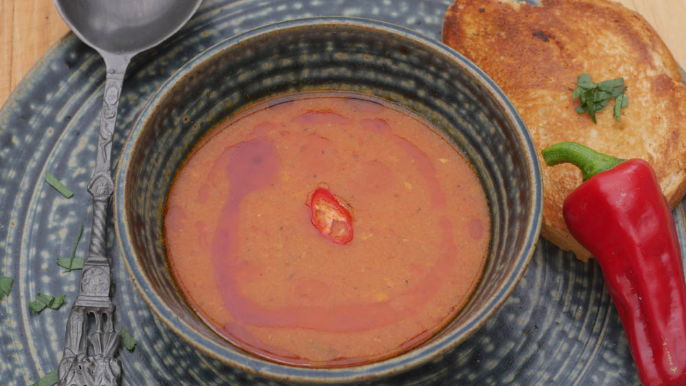 Riesling Paprikasuppe