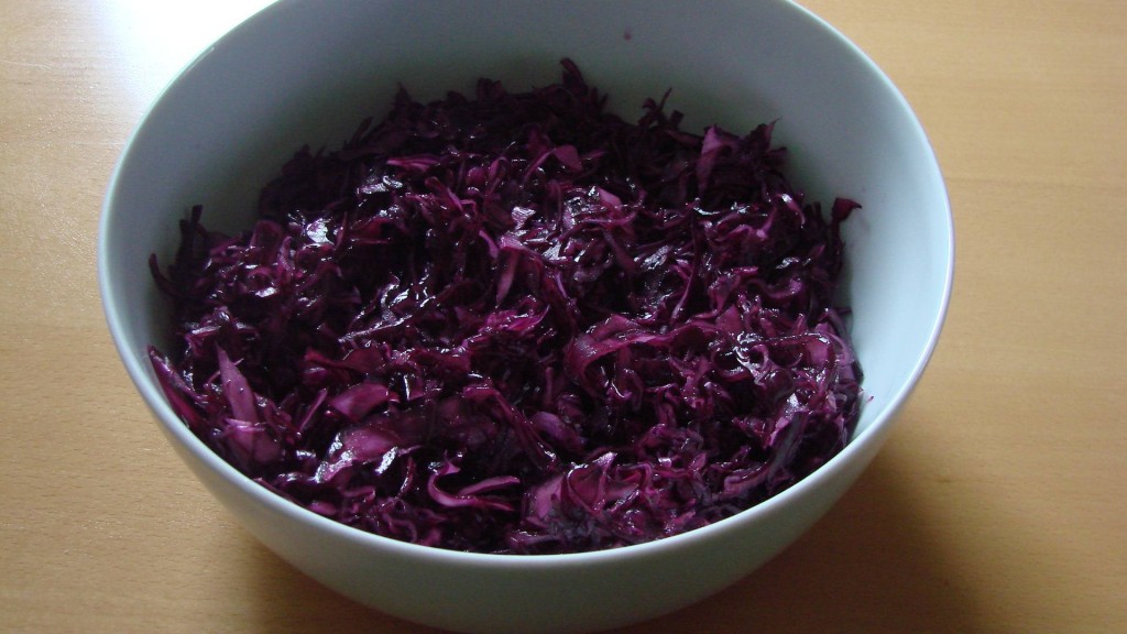 Rotkohlsalat - immer lecker und vitameinreich