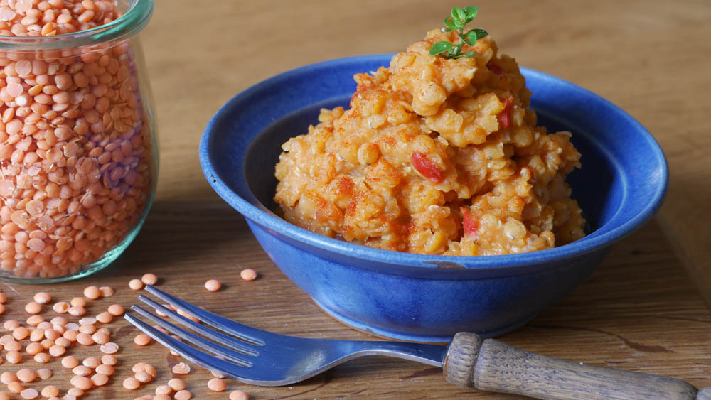 scharfes Linsengemüse