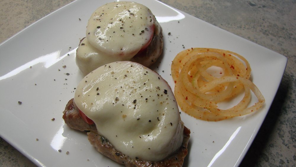 Schweinemedaillons mit Tomate Mozarella