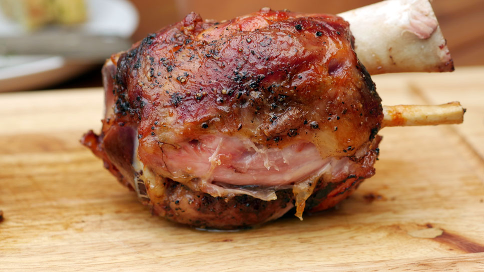 Schweinshaxe - Sous Vide und gegrillt
