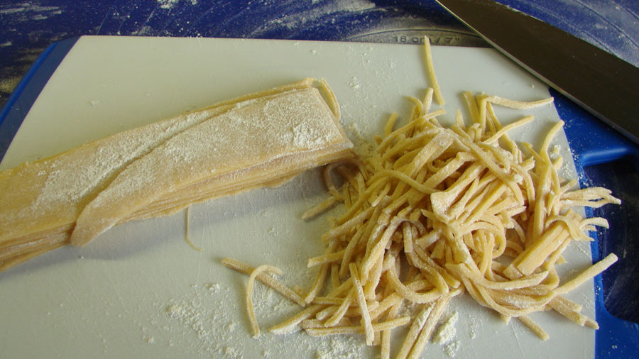 Selbstgemachte Nudeln