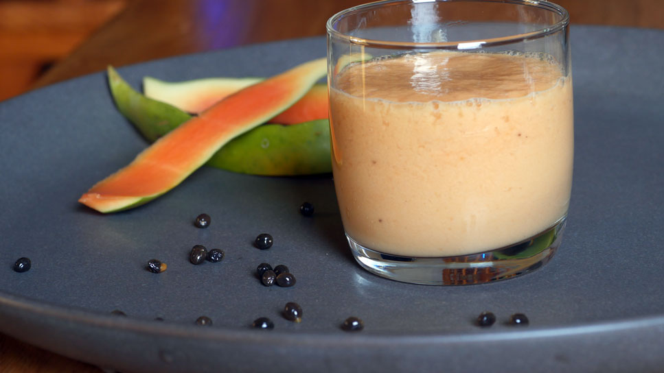 Smoothie aus Hafermilch