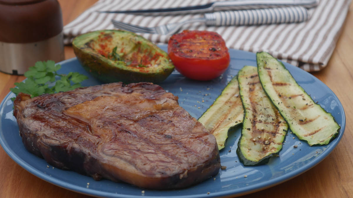 Steak vom Kontaktgrill