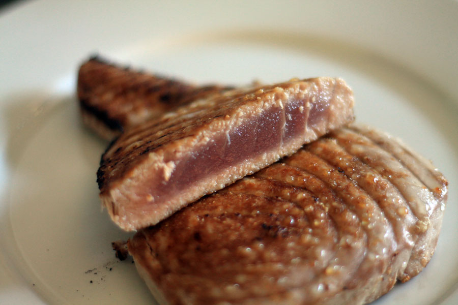 Thunfischsteak aus dem Beefer