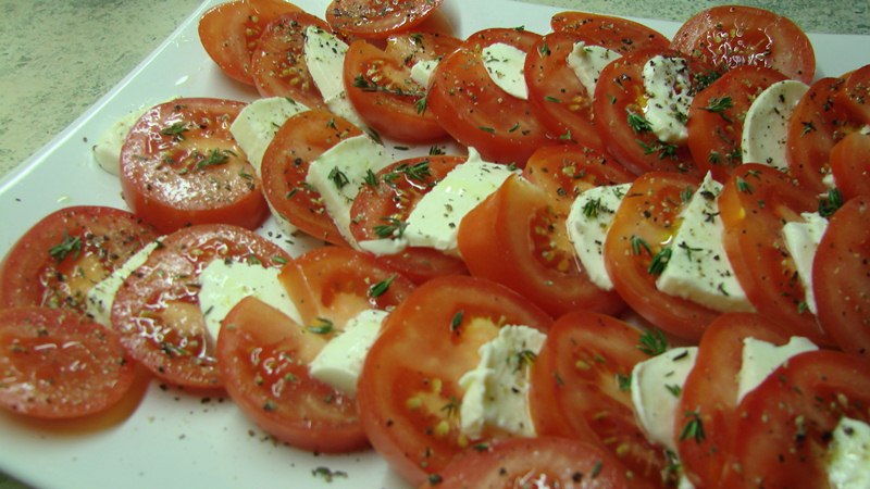 Tomate Mozarella - italienisch Caprese genannt
