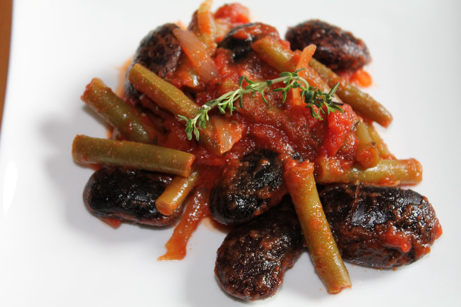 Tomaten Bohnen Gemüse