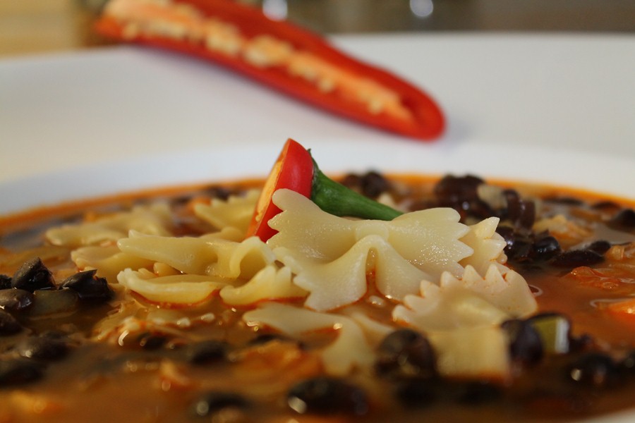Ungarische Bohnensuppe